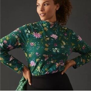 Anthropologie mock neck size small